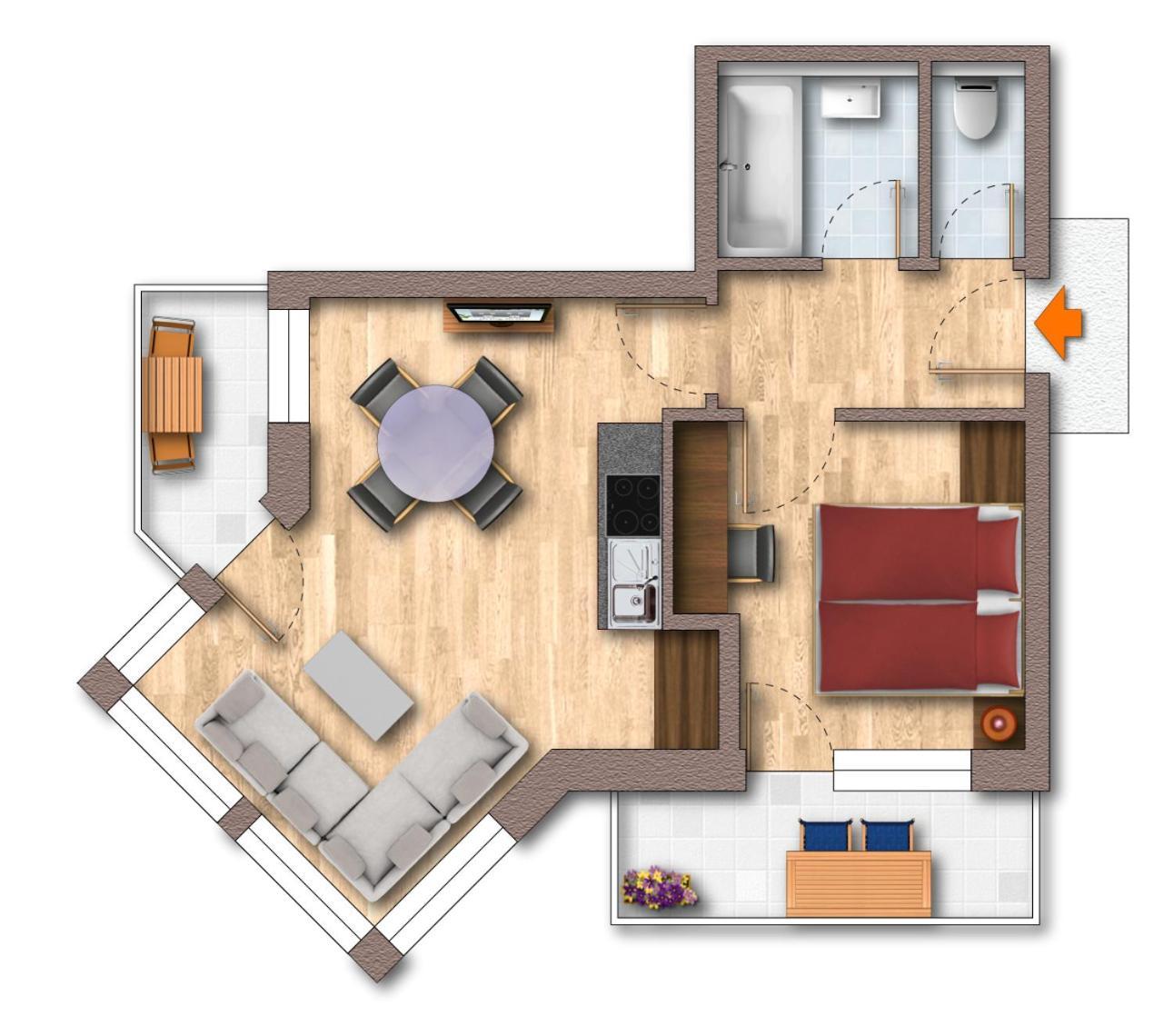 Hotel-Appartement Ferienhof Герлос Екстер'єр фото